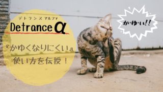 デトランスαのかゆい対策